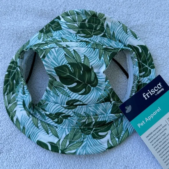 Fresco Dog & Cat Bucket Hat Palm Leaf  Short Brimmed Medium/Large - Picture 10 of 11